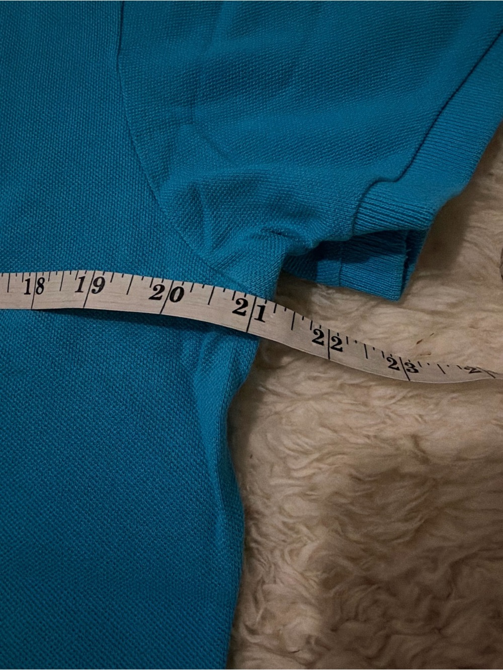 EC - Polo by Ralph Lauren Men’s Polo Shirt - Bright Turquoise with Navy Pony - Picture 5 of 5